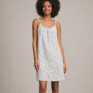 AllSaints Floral Tie-Strap Slip Dress – Size Medium